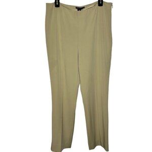 Peace of Cloth Light Khaki Tan High Rise Straight USA Flowy Dress Pants 12